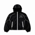 Phantom hooded windbreaker jacket