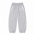 Ice grey windbreaker pants